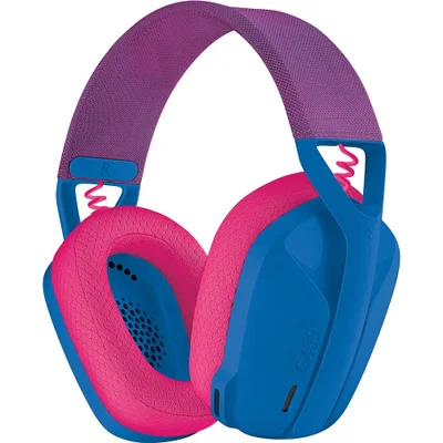 Headset Gamer Logitech G435 Sem Fio Bluetooth Usb Azul - 981-001061