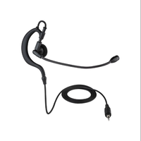 Fone De Ouvido Com Fio Intelbras Hc20pt Para Radio Comunicador 4161020