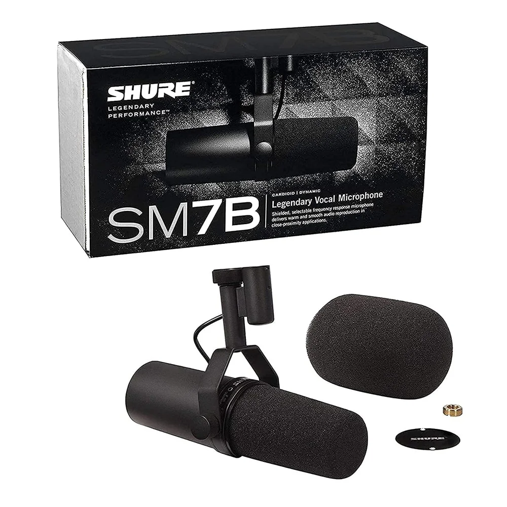 SHURE SM7B 本体のみ Microfone Shure Vocal Profissional Podcast KaBuM