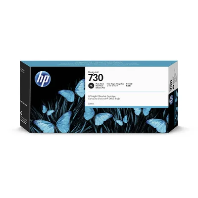 Cartucho De Tinta HP, 730 Preto, Foto Pluk 300 Ml - P2v73a
