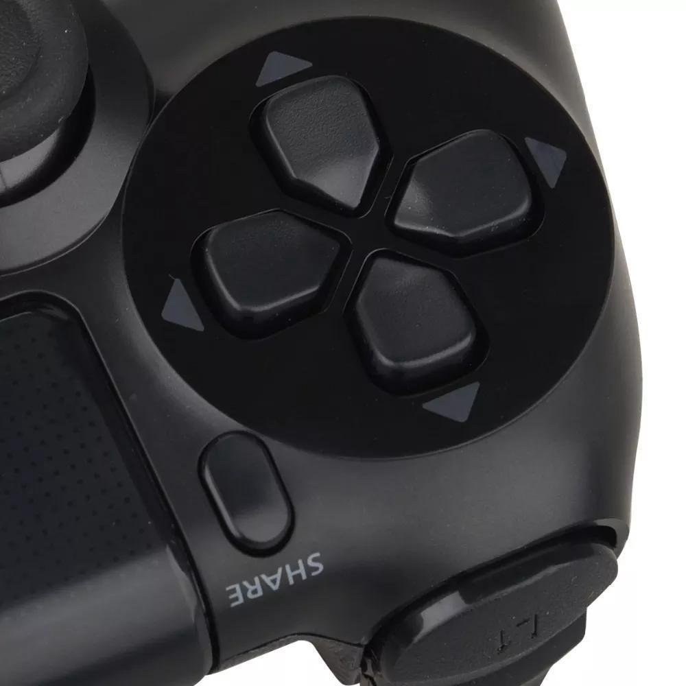 Controle Sem Fio, Ps4, ALTOMEX, Wired Double Shock 4, Preto | KaBuM!