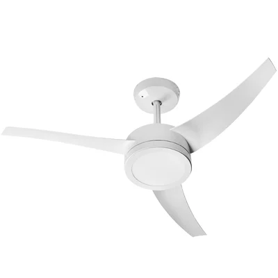 Ventilador De Teto Venti-delta Lunik Led 3 Pás Branco 6000k Luz Branca - 110V