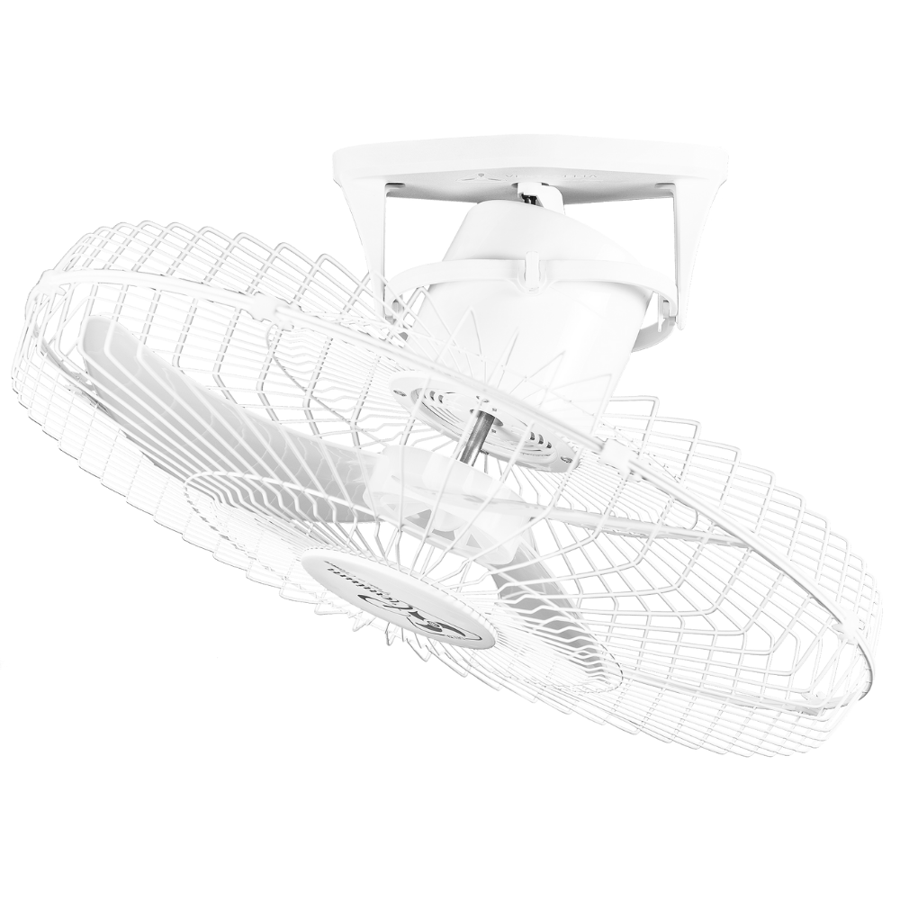 Ventilador De Teto Venti-delta 360 graus Oscilante 60cm Branco - Bivolt