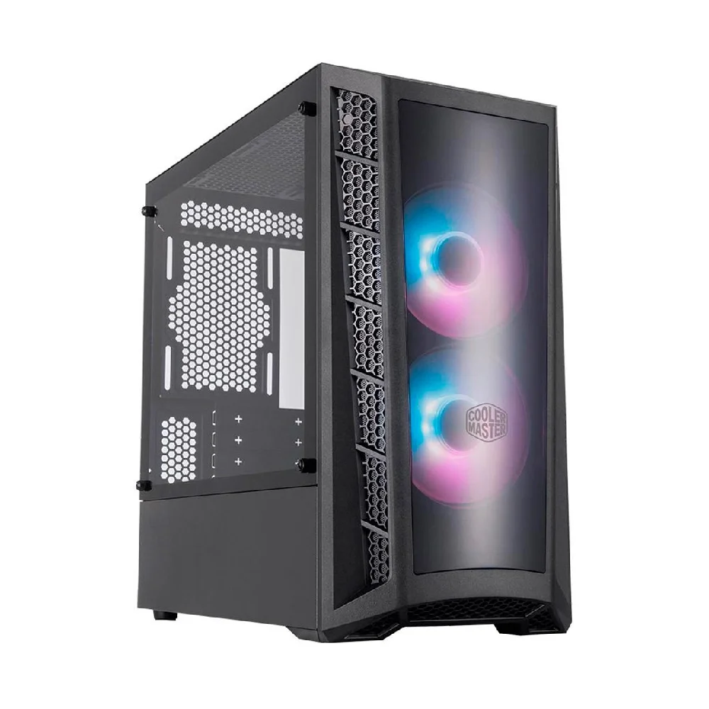 Gabinete Cooler Master Masterbox Mb320l ArGB Lateral Vidro Temperado 2 Fans ArGB Frontal Acrílico - Mcb-b320l-kgnn-s02