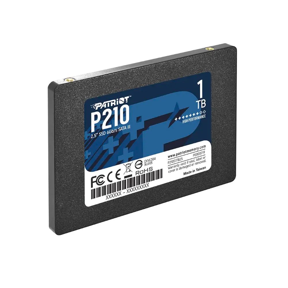 Imagem 3 de 5 do produto Ssd 1tb 2.5 Sata 3 520mb/s Leit - 430mb/s Grav P210 P210S1TB25 Patriot