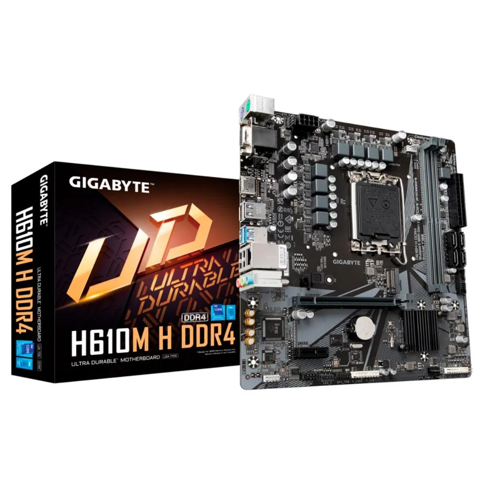 Placa Mãe Gigabyte i3/i5/i7 H610m H Ddr4 12 Geração 8