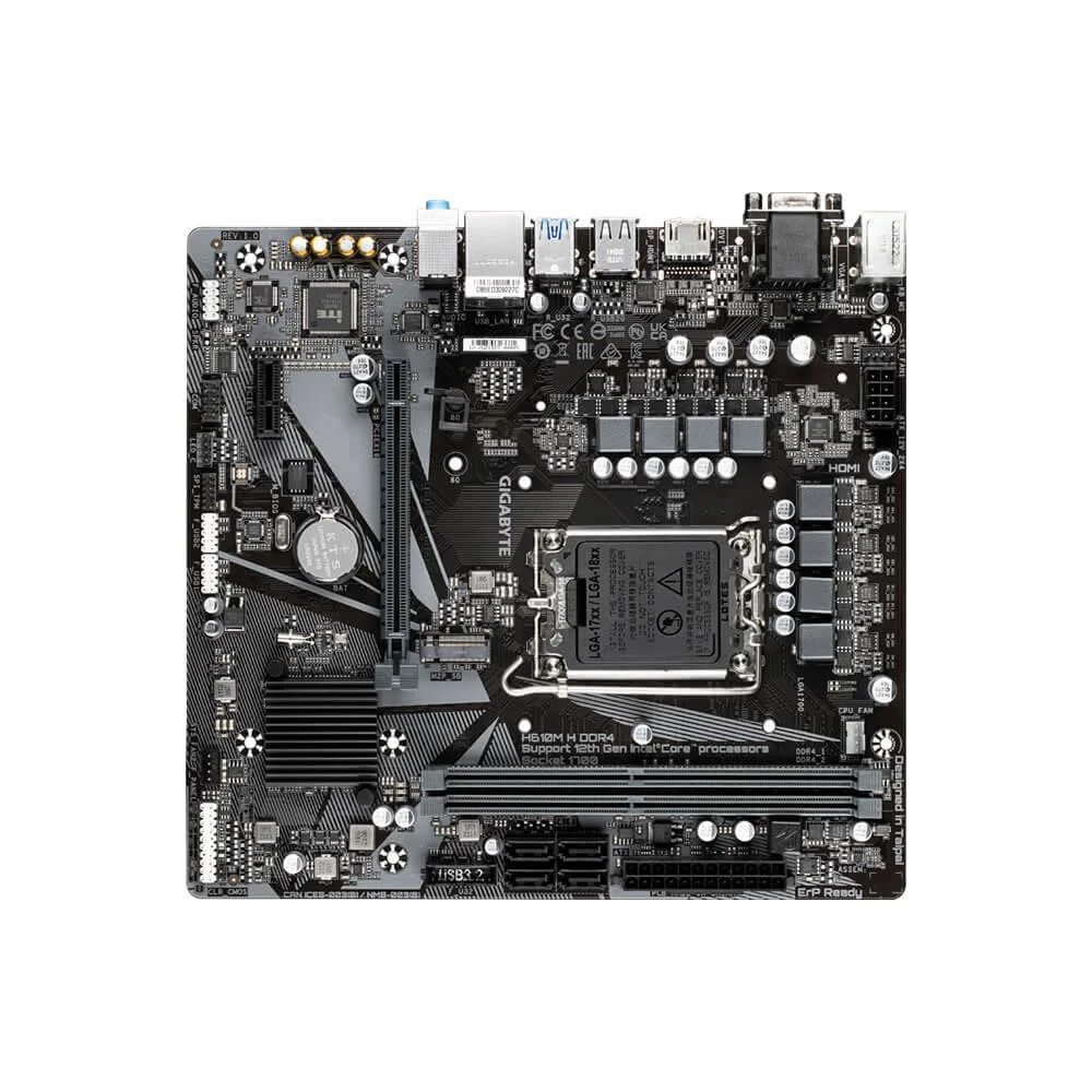 Placa Mãe Gigabyte i3/i5/i7 H610m H Ddr4 12 Geração Placa Mãe Gigabyte i3/i5/i7 H610m H Ddr4 12 Geração