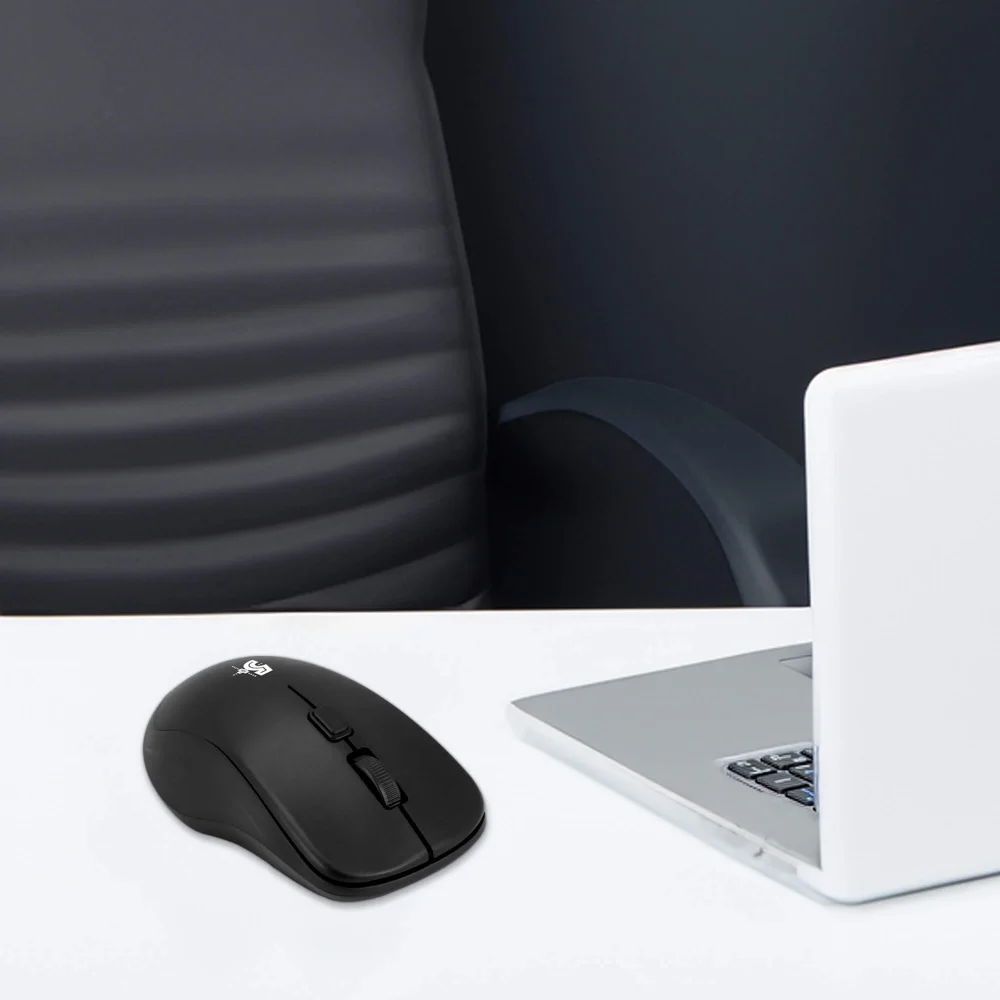 Imagem 2 de 5 do produto Mouse Sem Fio 5+ Mw-500 Office, 1000 DPI, 2.4GHz, Preto - 015-0080