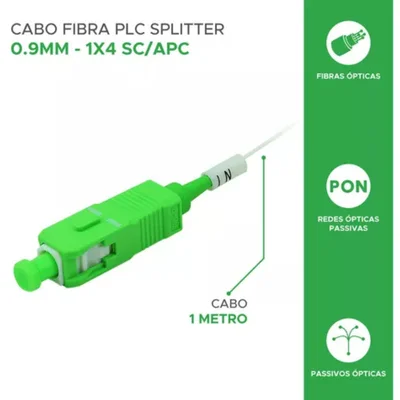 Splitter Optico 1x4 Scapc Xfs142 Plc
