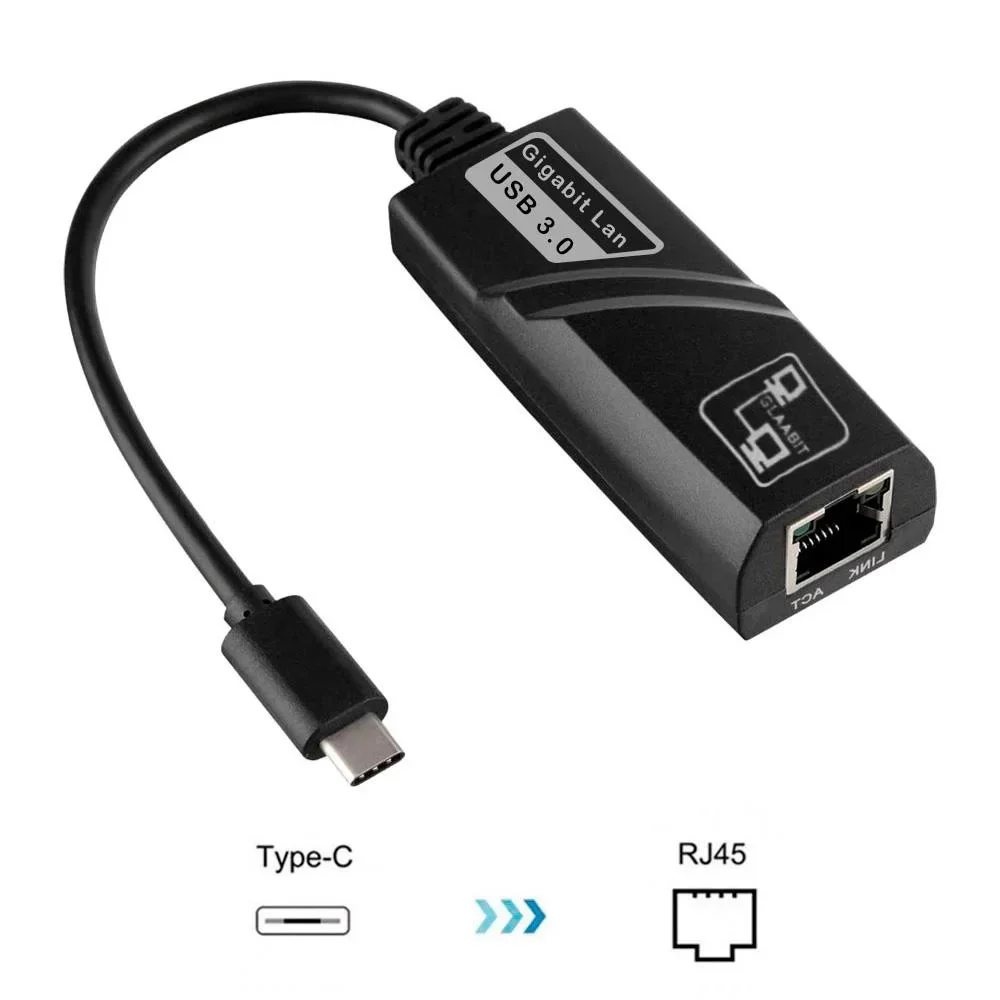 Imagem 3 de 4 do produto Adaptador Conversor USB-C Fy Para Rj45 - Jc-tyc-r02