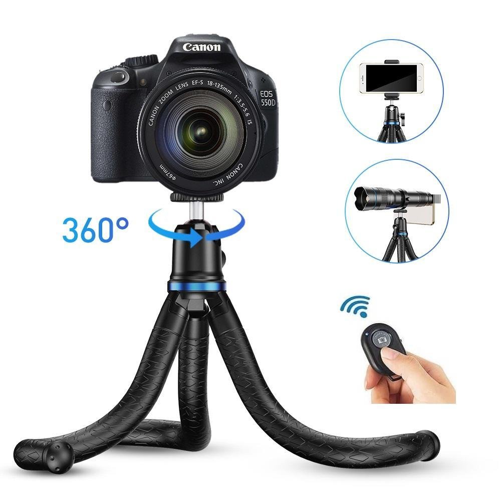 Imagem 2 de 5 do produto Tripé Flexível Para Celular / Câmeras Dslr / Gopro - Apexel