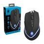Mouse Gamer Nemesis Macro, ‎6 Botões, Preto - MG-01N
