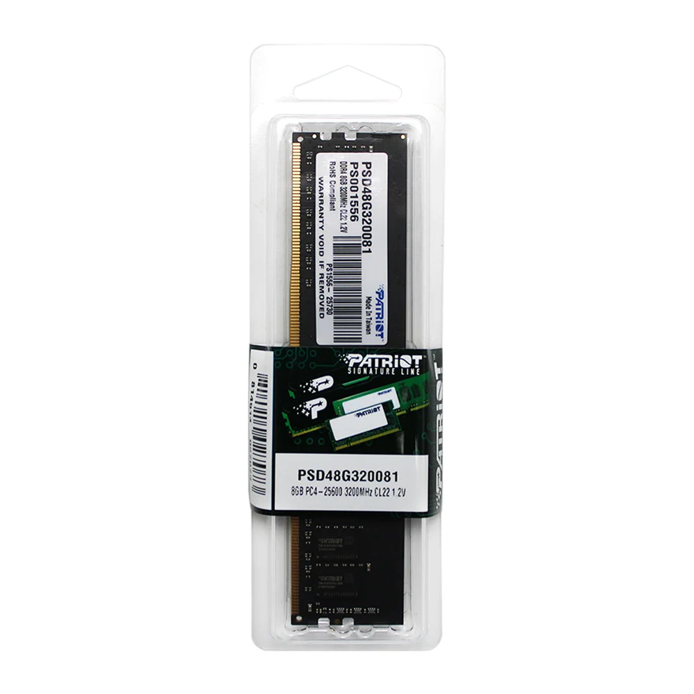 Imagem 2 de 5 do produto Memória Patriot Signature Line, 8GB, 3200MHz, DDR4, CL22, 1.2V - PSD48G320081