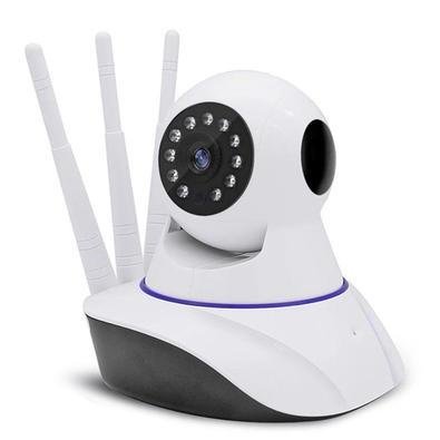Câmera Ip 3 Antenas Wifi Wireless Geração 3 Visão Noturna