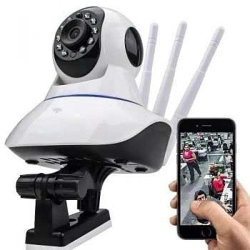 Camera Ip Wifi C/ Áudio Visão Noturna Alarme Camera Ip Wifi C/ Áudio Visão Noturna Alarme