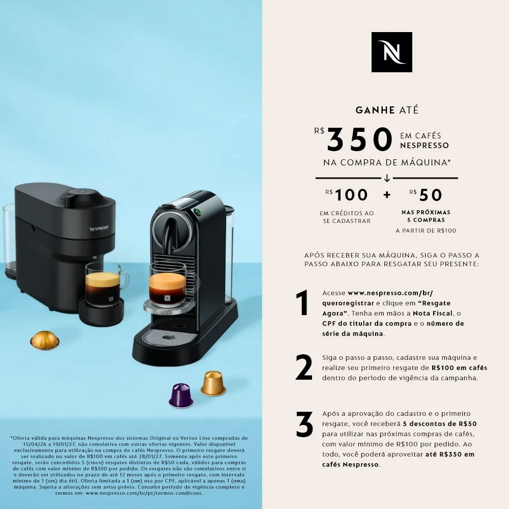 Imagem 4 de 5 do produto Cafeteira Nespresso Citiz Vermelho Cereja Para Café Espresso - C113-br 220