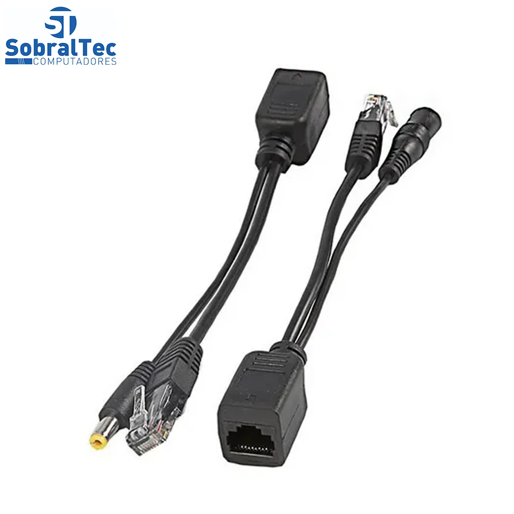 Imagem 4 de 5 do produto Cabo Injetor Poe De Alimentação Passiva Ethernet ( Par Macho E Fêmea)
