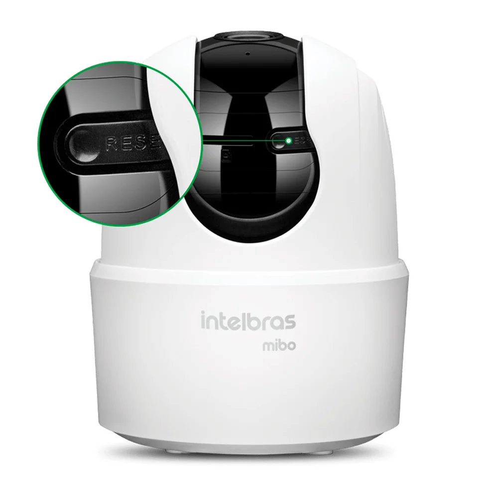 Imagem 2 de 5 do produto Câmera De Segurança Intelbras Im4 C, Wi-Fi, Full HD, Inteligente, 360 Graus, Interação Por Voz, Lente 3.6Mm, Branco