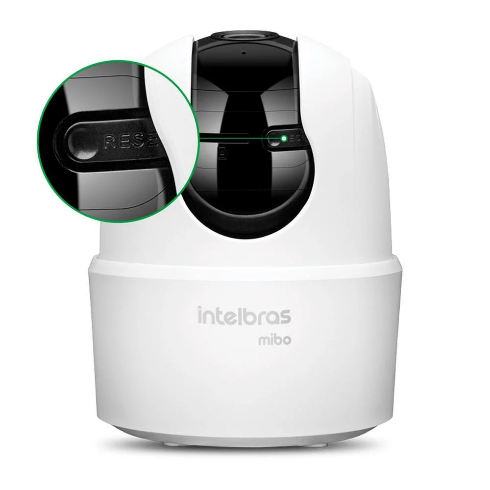 Imagem 3 de 5 do produto Câmera De Segurança Intelbras Im4 C, Wi-Fi, Full HD, Inteligente, 360 Graus, Interação Por Voz, Lente 3.6Mm, Branco