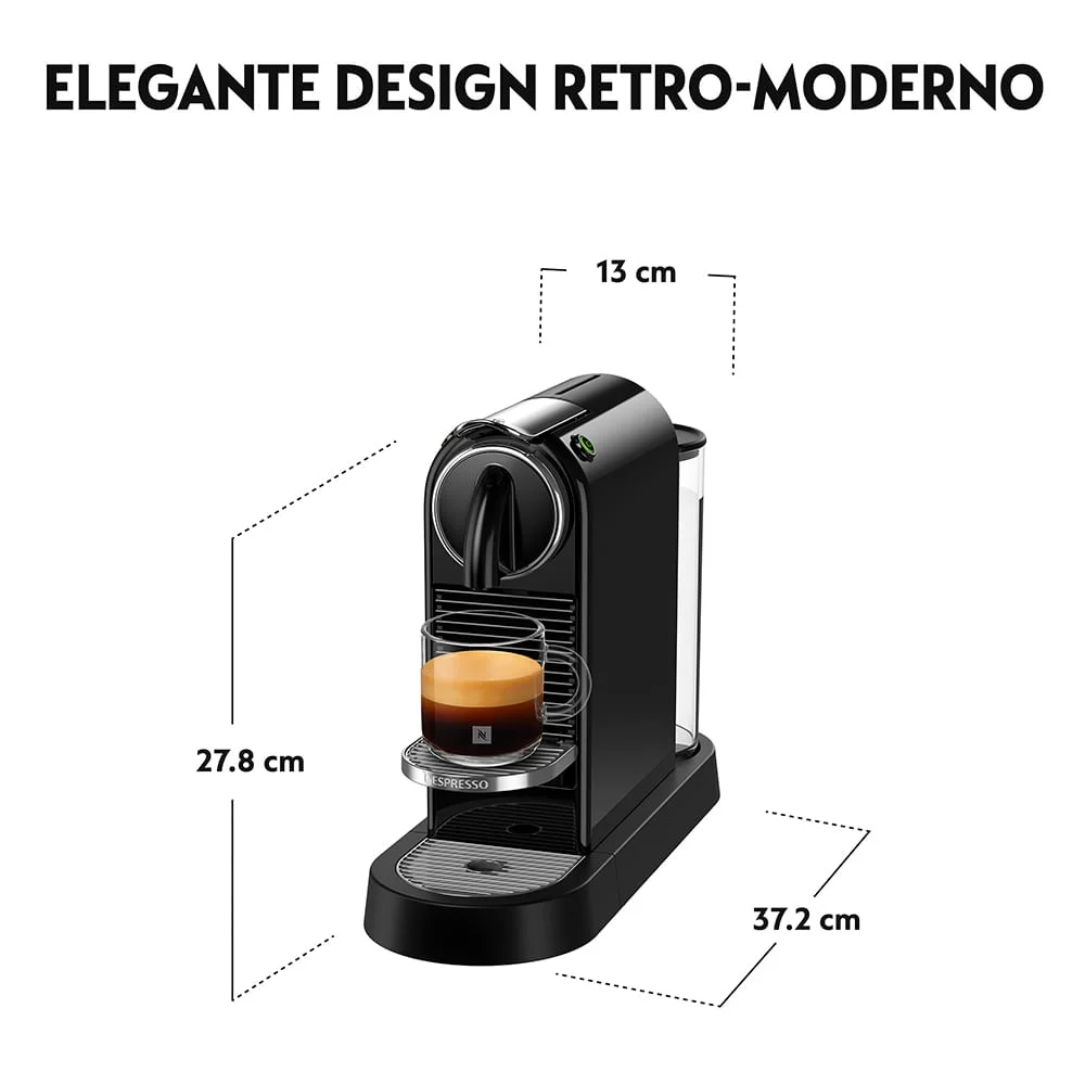 Imagem 5 de 5 do produto Cafeteira Nespresso Citiz Preta Para Café Espresso - D113-br 220