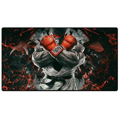 Mouse Pad Gamer Exbom Speed Grande 70x35cm, Guerreiro Ryu