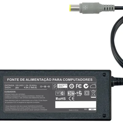 Fonte Carregador Para Lenovo Thinkpad Edge E35 20v 4.5a 90w 558