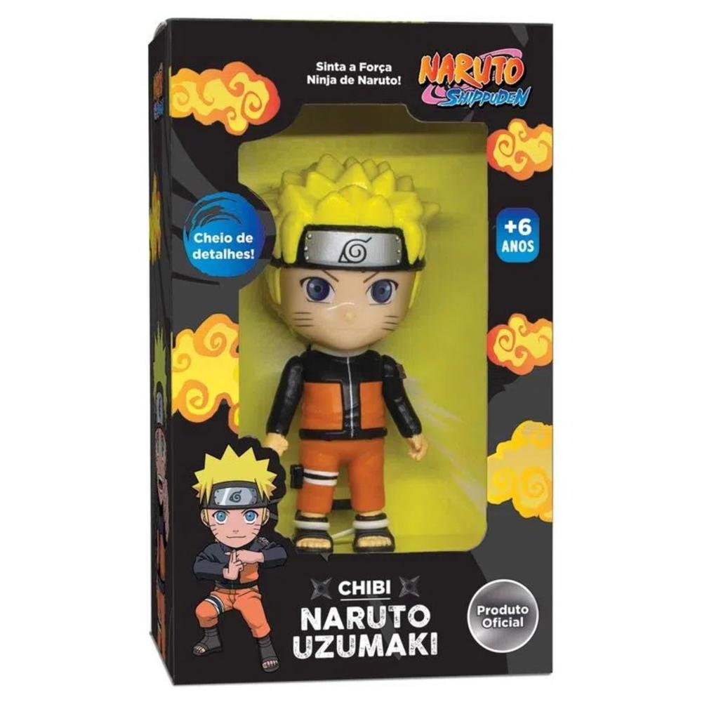 Boneco Articulado com Acessórios - Naruto Shippuden - Naruto