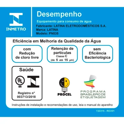 Purificador De Água Latina Pn535 — foto 4