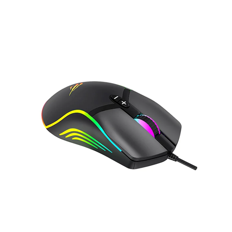Imagem 2 de 4 do produto Mouse Gamer Havit Ms1026, RGB, 6400 DPI, 7 Botões, Preto