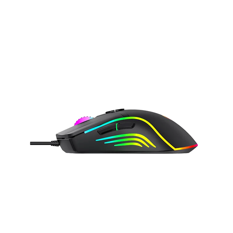 Imagem 3 de 4 do produto Mouse Gamer Havit Ms1026, RGB, 6400 DPI, 7 Botões, Preto