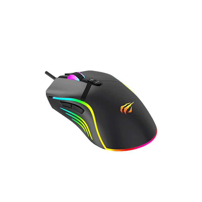 Imagem 4 de 4 do produto Mouse Gamer Havit Ms1026, RGB, 6400 DPI, 7 Botões, Preto