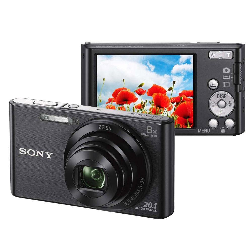 Câmera Digital Sony Dsc W830 201mp Lcd De 27