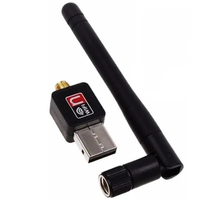Adaptador Rede Sem Fio Com Antena De 6dbi Wifi/wlan Usb 2.0 600mbps