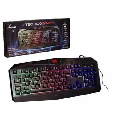 Teclado Gamer Multímidia Led Retroiluminação Knup Kp-2036