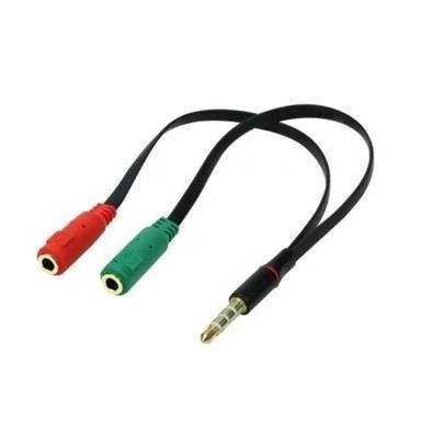 Cabo Adaptador P3 Macho X P2 Fêmea Knup, Para Fone, Microfone, Celular e Tablet