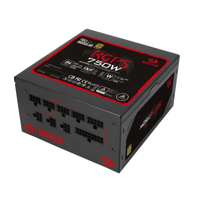 Fonte Atx, Redragon, Rgps-750w, 80 Plus Gold, 750w, Full Modular - Gc-ps009