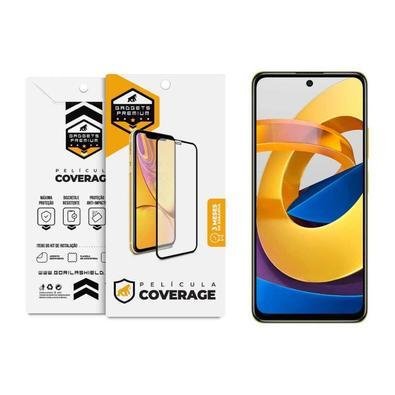 Película Coverage 5d Pro Preta Para Xiaomi Poco M4 Pro 5g - Gshield