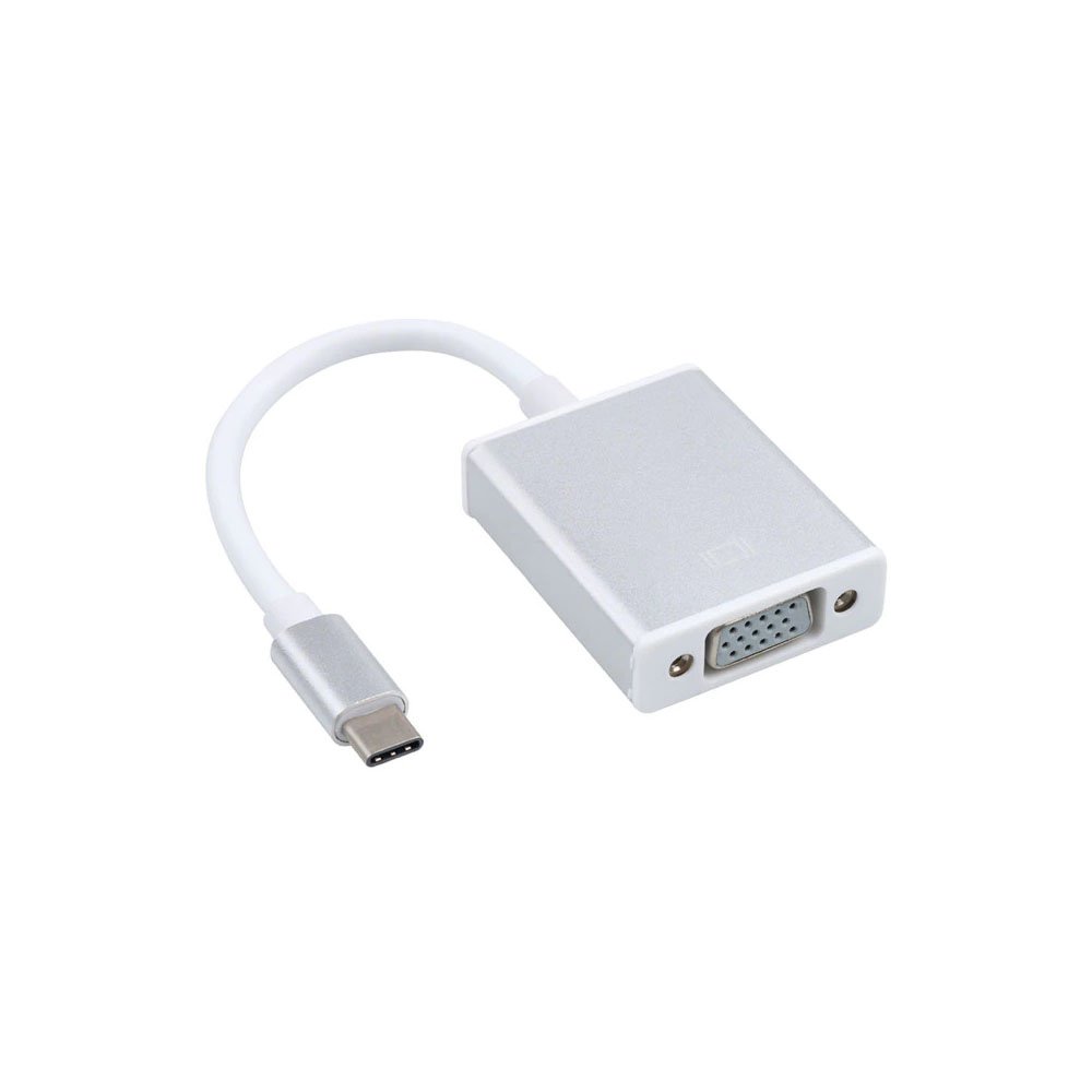 Adaptador Usb Tipo C Para Vga: Conecta O Seu Laptop Usb-c Ao Monitor Ou Projetor Que Tem Uma Entrada Vga