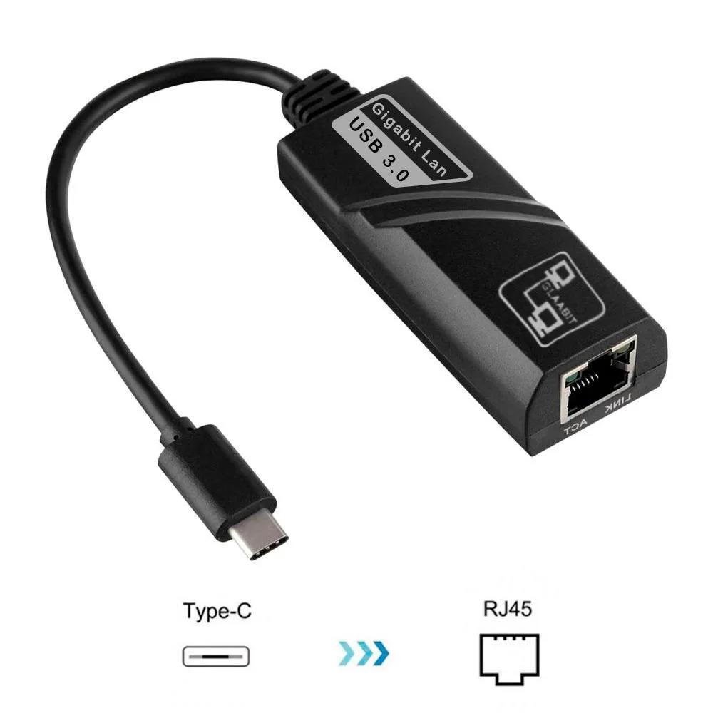Imagem 2 de 3 do produto Adaptador USB-C 3.1 Para Rj45 Ethernet Fy Gigabit 10/100/1000