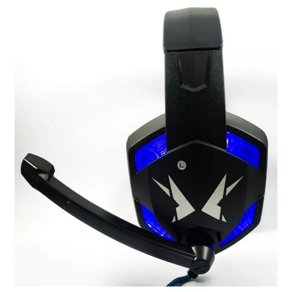 Imagem 3 de 4 do produto Headset Gamer Com Microfone Led Exbom Hf-g600 - Azul