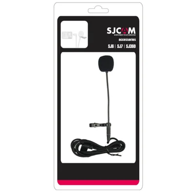 Microfone Lapela Externo, Longo - Sjcam Sj6 / Sj7 / Sj360