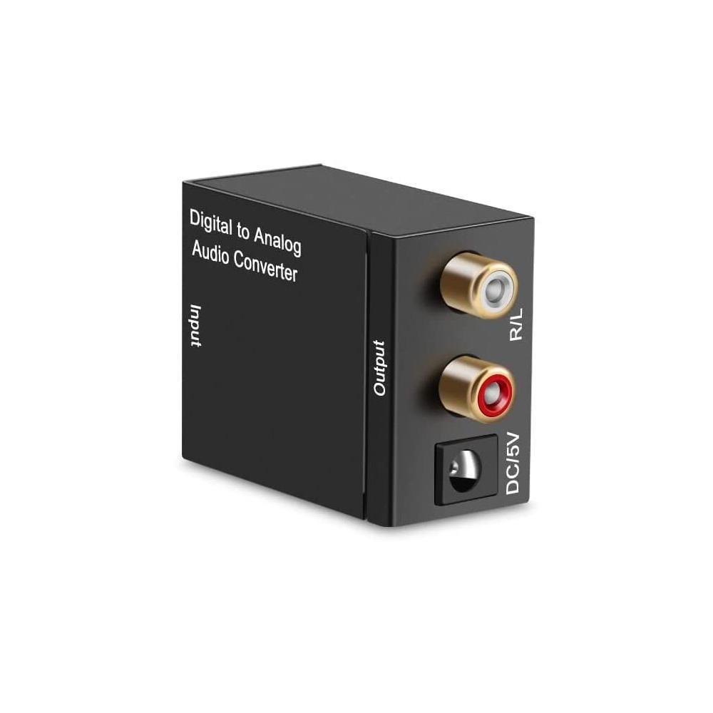 Imagem 4 de 5 do produto Conversor Áudio Óptico Digital Fibra/coaxial Para RCA Analóg Lelong