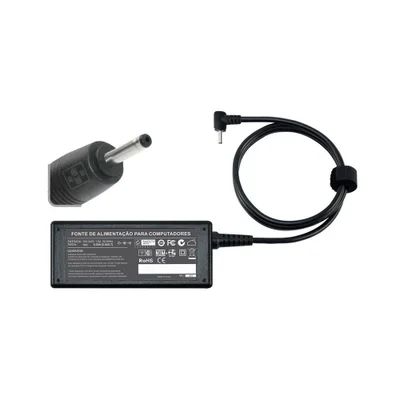 Fonte Carregador Asus Eee Pc 1008ha 19v 2.1a 40w 608 - Voltagem De Entrada