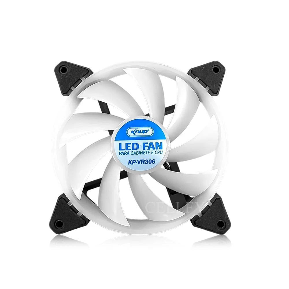Cooler FAN Knup, 120x25mm, LED, Para Gabinete - KP-VR306 7