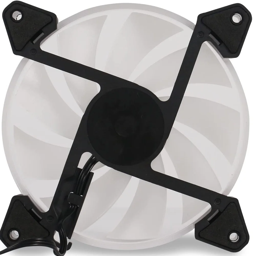 Cooler FAN Knup, 120x25mm, LED, Para Gabinete - KP-VR306 8