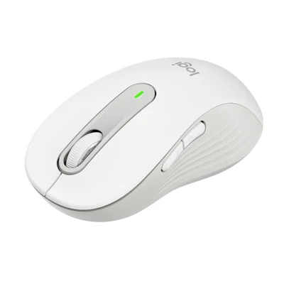 Mouse Sem Fio Logitech Signature M650 L, Bluetooth, 1000 DPI, Branco - 910-006233