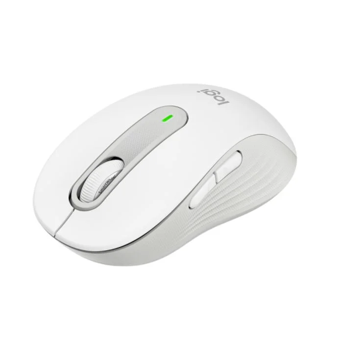 Imagem 2 de 5 do produto Mouse Sem Fio Logitech Signature M650 L, Bluetooth, 1000 DPI, Branco - 910-006233