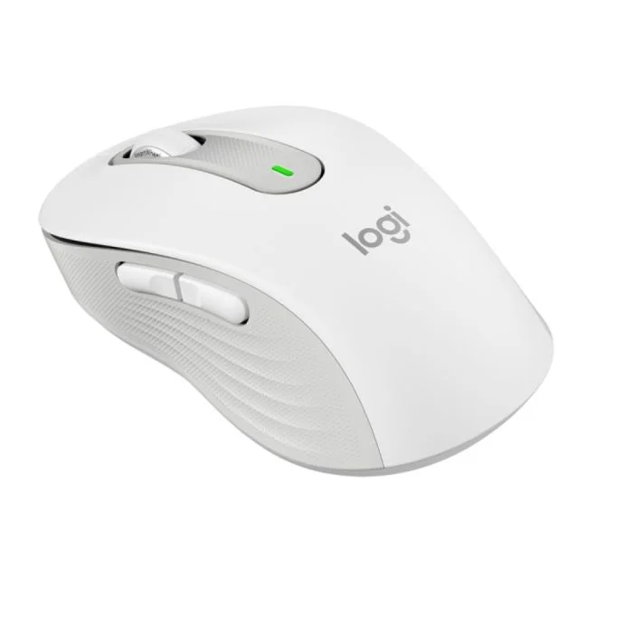 Imagem 5 de 5 do produto Mouse Sem Fio Logitech Signature M650 L, Bluetooth, 1000 DPI, Branco - 910-006233