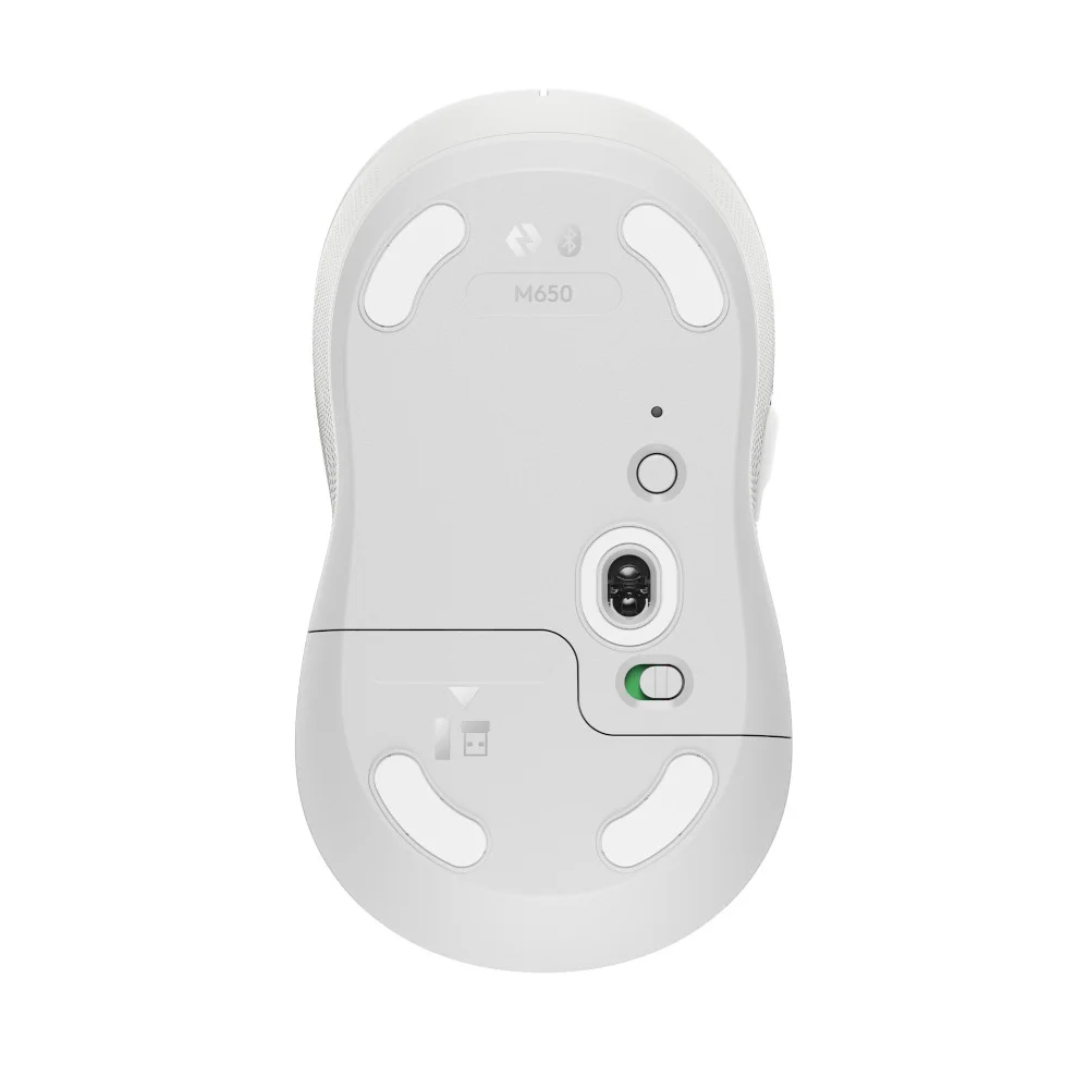 Imagem 2 de 5 do produto Mouse Wireless Logitech Signature M650 Bluetooth 2000 Dpi - Branco