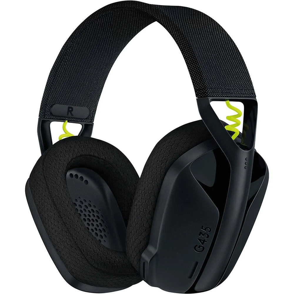 Headset Gamer Sem Fio Logitech G435, Dolby Atmos, Drivers 40mm, Lightspeed e Bluetooth, USB, PC, PS4, PS5, Mobile, Preto - 981-001049 Headset Gamer Sem Fio Logitech G435, Dolby Atmos, Drivers 40mm, Lightspeed e Bluetooth, USB, PC, PS4, PS5, Mobile, Preto - 981-001049